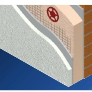 Kooltherm K5 Dämmung 022 Hochleistungsdämmstoff als Fassadendämmung im Wärmedämmverbundsystem